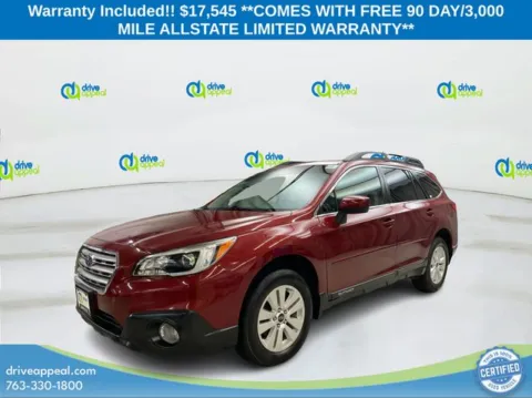Red 2017 Subaru Outback 2.5i Premium for sale in New Hope, MN
