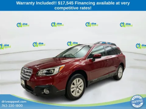 Red 2017 Subaru Outback 2.5i Premium for sale in New Hope, MN