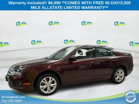 Red 2012 Ford Fusion SE for sale in New Hope, MN