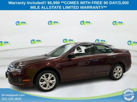 Red 2012 Ford Fusion SE for sale in New Hope, MN