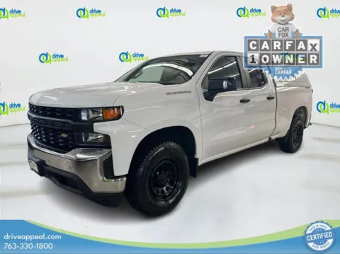 White 2019 Chevrolet Silverado 1500 WT for sale in New Hope, MN