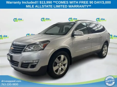 Silver 2014 Chevrolet Traverse LTZ for sale in New Hope, MN