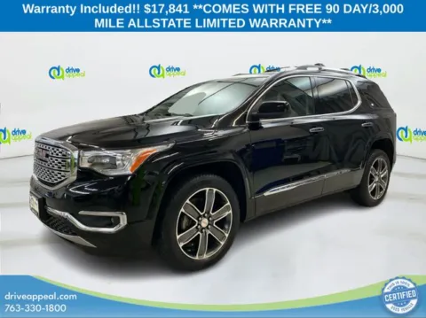 Black 2018 GMC Acadia Denali for sale in New Hope, MN