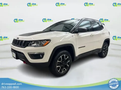 White 2021 Jeep Compass Trailhawk for sale in New Hope, MN