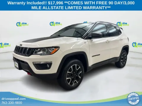 White 2021 Jeep Compass Trailhawk for sale in New Hope, MN