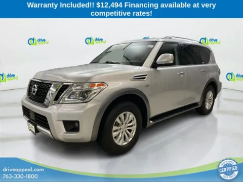 Silver 2017 Nissan Armada SV for sale in Eden Prairie, MN