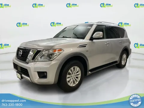 Silver 2017 Nissan Armada SV for sale in Eden Prairie, MN