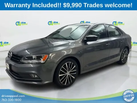 Gray 2016 Volkswagen Jetta 1.8T Sport for sale in Eden Prairie, MN