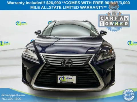 Photos of 2016 Lexus RX 350 for sale in Eden Prairie, MN at Drive Appeal Eden Prairie