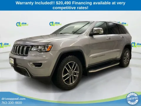 Silver 2019 Jeep Grand Cherokee Limited for sale in Eden Prairie, MN