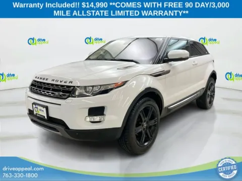 White 2013 Land Rover Range Rover Evoque Pure Plus for sale in Eden Prairie, MN