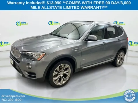 Gray 2017 BMW X3 xDrive28i for sale in Eden Prairie, MN