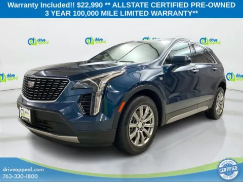 Blue 2020 Cadillac XT4 Premium Luxury for sale in Eden Prairie, MN