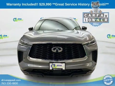 Photos of 2023 INFINITI QX60 LUXE for sale in Eden Prairie, MN at Drive Appeal Eden Prairie