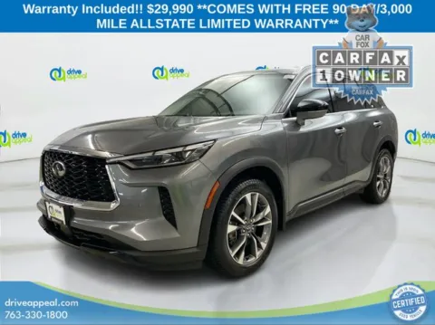 Gray 2023 INFINITI QX60 LUXE for sale in Eden Prairie, MN