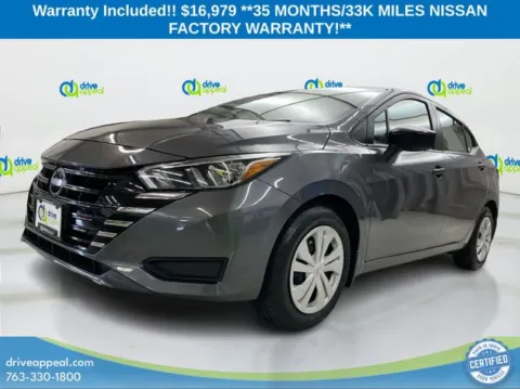 Gray 2024 Nissan Versa 1.6 S for sale in Eden Prairie, MN