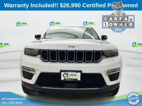 Photos of 2022 Jeep Grand Cherokee 4xe for sale in Eden Prairie, MN at Drive Appeal Eden Prairie
