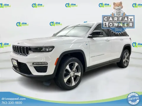 White 2022 Jeep Grand Cherokee 4xe for sale in Eden Prairie, MN