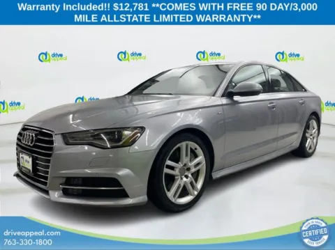 Silver 2016 Audi A6 2.0T Premium Plus for sale in Eden Prairie, MN