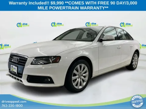 White 2009 Audi A4 2.0T Premium Plus for sale in Eden Prairie, MN