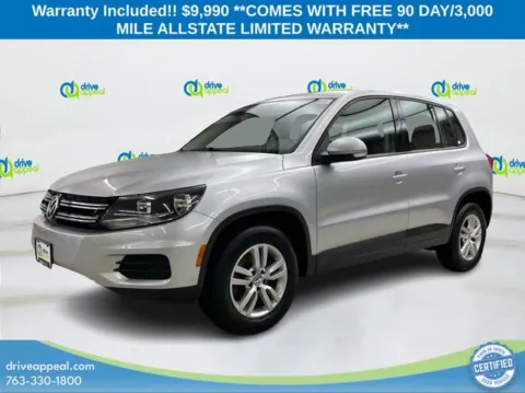 Silver 2014 Volkswagen Tiguan S for sale in Eden Prairie, MN