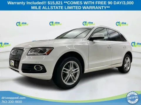 White 2017 Audi Q5 2.0T Premium Plus for sale in Eden Prairie, MN
