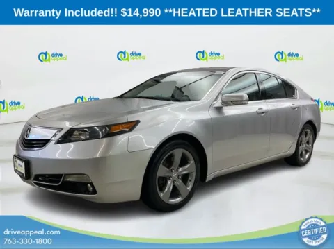 Silver 2014 Acura TL SH-AWD for sale in Eden Prairie, MN