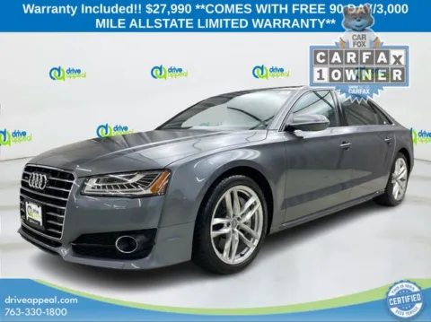 Gray 2017 Audi A8 L 4.0T Sport for sale in Eden Prairie, MN