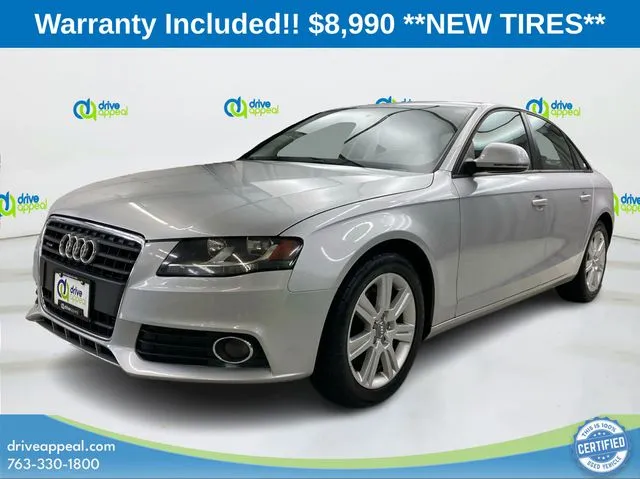Silver 2009 Audi A4 2.0T quattro Premium for sale in Eden Prairie, MN