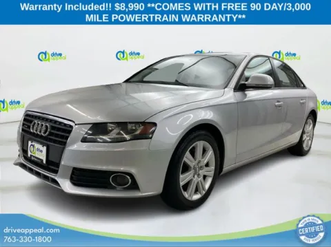 Silver 2009 Audi A4 2.0T quattro Premium for sale in Eden Prairie, MN