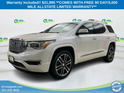 White 2017 GMC Acadia Denali for sale in Eden Prairie, MN
