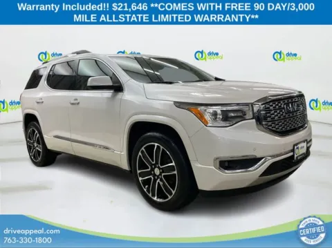 White 2017 GMC Acadia Denali for sale in Eden Prairie, MN