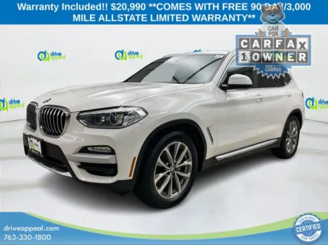 White 2019 BMW X3 xDrive30i for sale in Eden Prairie, MN