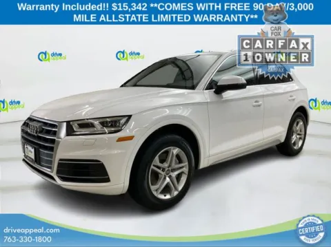 White 2018 Audi Q5 2.0T Premium Plus for sale in Eden Prairie, MN