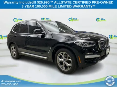 Black 2021 BMW X3 xDrive30i for sale in Eden Prairie, MN