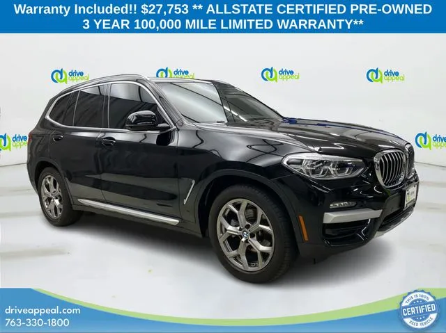 Black 2021 BMW X3 xDrive30i for sale in Eden Prairie, MN
