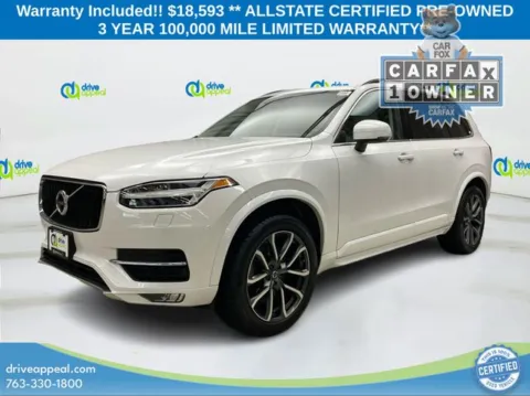 White 2017 Volvo XC90 T6 Momentum for sale in Eden Prairie, MN