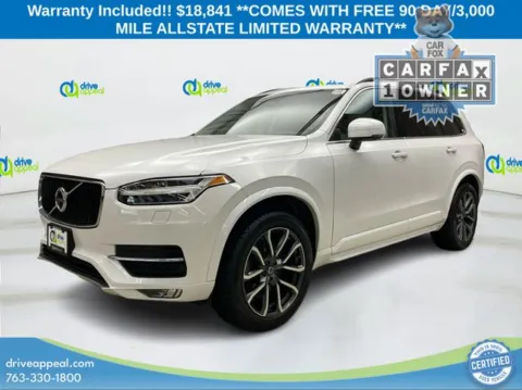 White 2017 Volvo XC90 T6 Momentum for sale in Eden Prairie, MN