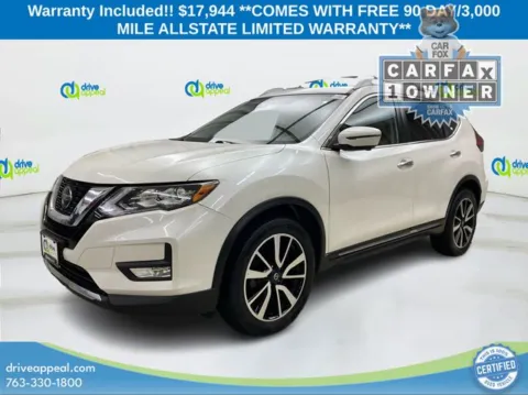 White 2019 Nissan Rogue SL for sale in Eden Prairie, MN