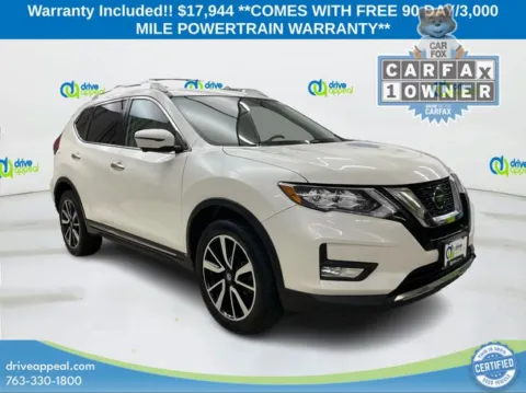 White 2019 Nissan Rogue SL for sale in Eden Prairie, MN