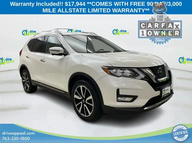White 2019 Nissan Rogue SL for sale in Eden Prairie, MN
