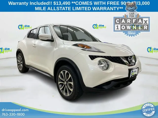 White 2017 Nissan Juke SV for sale in Eden Prairie, MN