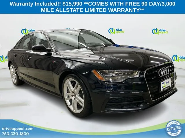 Black 2015 Audi A6 3.0T Prestige for sale in Eden Prairie, MN