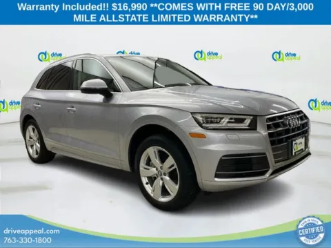 Silver 2018 Audi Q5 2.0T Premium Plus for sale in Eden Prairie, MN