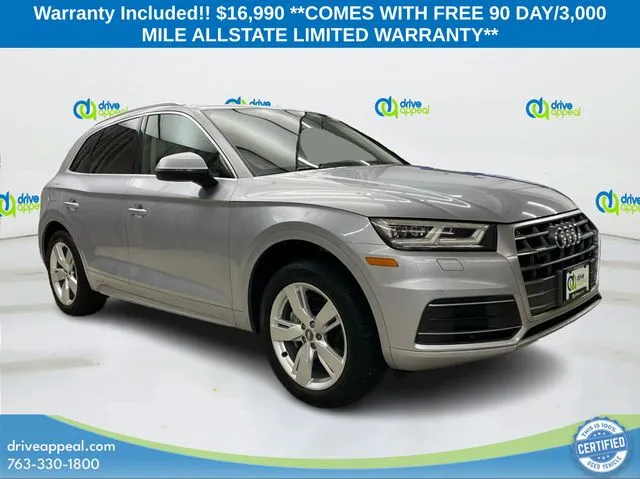 Silver 2018 Audi Q5 2.0T Premium Plus for sale in Eden Prairie, MN
