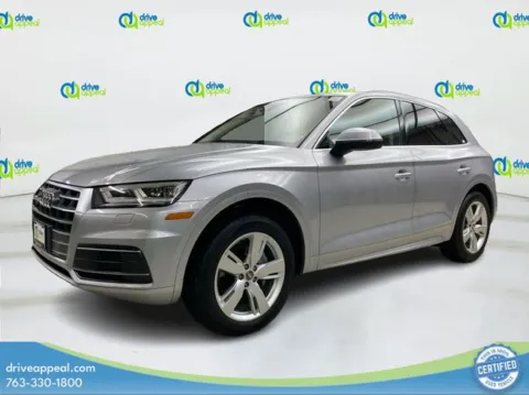 Silver 2018 Audi Q5 2.0T Premium Plus for sale in Eden Prairie, MN