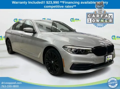 Silver 2019 BMW 5 Series 530i xDrive for sale in Eden Prairie, MN