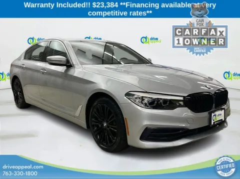Silver 2019 BMW 5 Series 530i xDrive for sale in Eden Prairie, MN