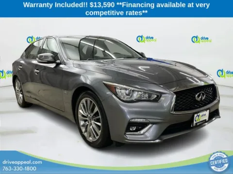 Gray 2018 INFINITI Q50 3.0t LUXE for sale in Eden Prairie, MN