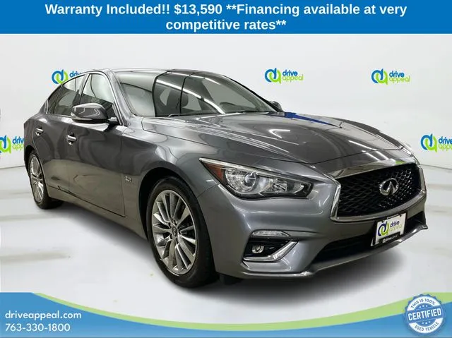 Gray 2018 INFINITI Q50 3.0t LUXE for sale in Eden Prairie, MN